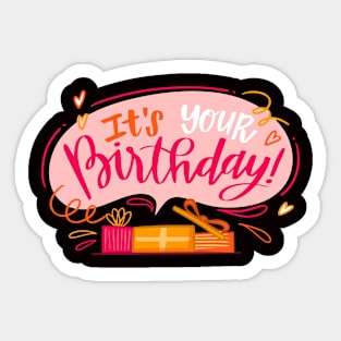 Happy Birthday Party Sticker